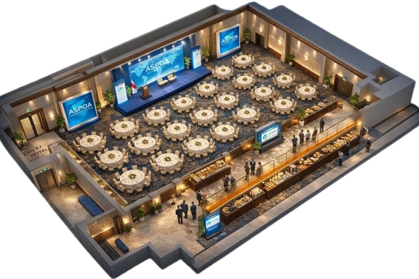 Booth Sponsor dan Layout Ruang Conference